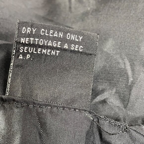 Vintage Sasson 80s Structured Power Suit Gray Wool Blend Tweed Skirt Blazer 14 - Picture 13 of 14